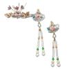 Ancient-style hair accessories set: hairpins, hair crown, hair ornaments, tassel hairpins, classical Hanfu, ethereal hair crown, period costume accessories view 1