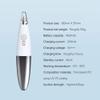 HCUCTOS Facial Pore Cleaner Electric USB Rechargeable Acne Comedone Whitehead Extractor with 4 Probes and Blackhead Remover Kit Suction for Women & Men view 2