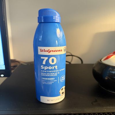 70 spf Sport Continuous Spray Sunscreen, 5.5 Ounces