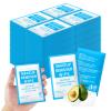 FAOEHN Makeup Remover Wipes Individually Wrapped Pack of 200,Avocado Scent 7x7.9 inch Blue Travel Size Facial Cleansing Wipes Towelette for Face Cleansing,Skin Care,Hotel,Camping,Gym,Office view 1