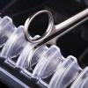 jojomis Salon Shear Holder Rack Scissors Storage Box Case Barber Shop Hair Cutting Scissors Display Stand Professional for Stylist- Clear view 2