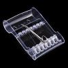 jojomis Salon Shear Holder Rack Scissors Storage Box Case Barber Shop Hair Cutting Scissors Display Stand Professional for Stylist- Clear view 3