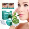 Seaweed Under Eye Masks, Moisturizing, Nourishing, Improving Dark Circles, Whitening, Wrinkles, Provides Protein, Vitamins, Collagen Eye Mask Patches Skincare, 60pcs (1pc) (2 box) view 2