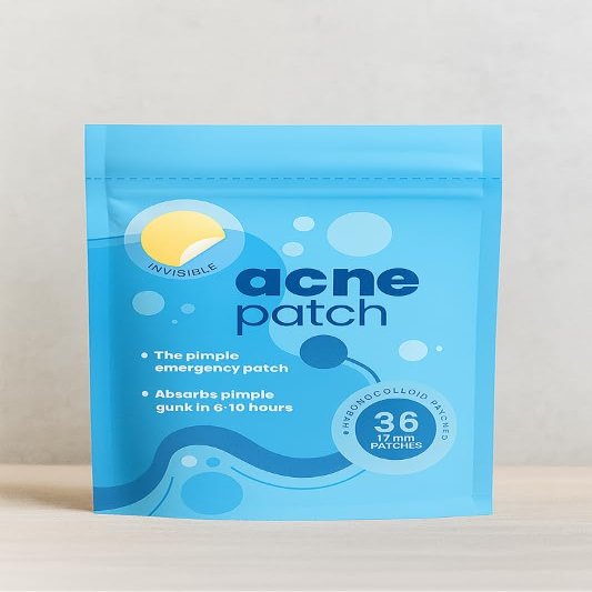 Invisible Acne Pimple Patches with Hydrocolloid and Oil for Zits & Blemishes Vegan Friendly 36 Patches One sheet includes 24 small (8mm) and 12 medium (12mm)