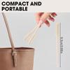 Hytihtu 2-in-1 Nasal Hair Cutter, Upgrade Portable Double Sided Nose Hair Knife, Manual 360 Rotating Nostril Hair Removal Tool with Soft Cleaning Brush, Nasal Hair Cutter for Men Women (A- 9 Pcs) view 2