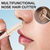 Hytihtu 2-in-1 Nasal Hair Cutter, Upgrade Portable Double Sided Nose Hair Knife, Manual 360 Rotating Nostril Hair Removal Tool with Soft Cleaning Brush, Nasal Hair Cutter for Men Women (A- 9 Pcs) view 4