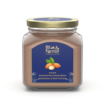 Almond Ubtan Powder Face Pack for Anti-Aging & Firming | Natural Exfoliator for Face with Multani Mitti Powder