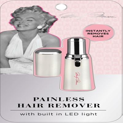 Marilyn Monroe - Hair Remover, LED Light, Rechargeable Device Offering Gentle Facial and Body Hair Removal Comfortably