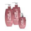Hair Chemist Hair Gloss Liquid Glass 3-PC Style & Shine Set - Includes 33.8oz Shampoo, 33.8oz Conditioner & 8oz Styling Spray Set (3-PC SET) view 1