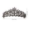 HEALEEP Rhinestones Headwear Baroque Vintage Style Headdress Alloy Crown Wedding Tiara Crown for Bride view 2