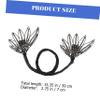 DECOMELODY Rotating Hair Bun Maker Clip for Updo Styling Smooth Design Hairband Easy to Wear Decorative Twist Hair Accessory for Daily and Party Use view 2