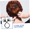 DECOMELODY Rotating Hair Bun Maker Clip for Updo Styling Smooth Design Hairband Easy to Wear Decorative Twist Hair Accessory for Daily and Party Use view 3
