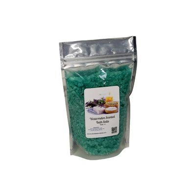 Bath Salts | 1lb Bag (16oz.) | Choose Your Scent | Epsom Salt | Sea Salt| Bathing | Body Care | Beauty | Relaxation | Spa | Pedicure | Manicure | Soak (Watermelon)