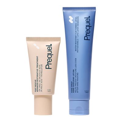 Foot Rescue Cream 1.7oz + Hand Wrap Balm 3.4oz, Professional Moisturizing Treatment for Dry, Cracked Skin