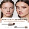 2PCS Cool Toned Liquid Contour & Highlighter Stick for Fair Pale Light Skin, Grey Nose Contour Sitck, Cream Face Shaping Makeup Kit Long-Lasting & Matte Finish Vegan & Cruelty-Free#02 Warm Toned Set view 3