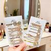 14 Pcs gold pearl hair clip for ladies and girls, Valentine's Day, Mother's Day hair accessories, ponytail clip decorations, bridal wedding, birthday party, Christmas party gifts (Silver letter clip) view 2