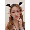 JUAKSQZYI Headwear Halloween Costume Headband Devil Wings Headwear Hair Hoop Dress Up Accessories for Women Girl for Party Cosplay Masquerade Hair Hoop(Black horn red wings) view 2