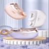 2-in-1 Electric Nail Clipper, Auto-Trim Nails, Light-Up Design, Rechargeable, Nail Buffing Tool (White) view 2