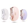 2-in-1 Electric Nail Clipper, Auto-Trim Nails, Light-Up Design, Rechargeable, Nail Buffing Tool (White) view 3