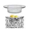 2Pieces Wax Melt Dishes Glass Aromatherapies Trays Warmer Accessories view 3