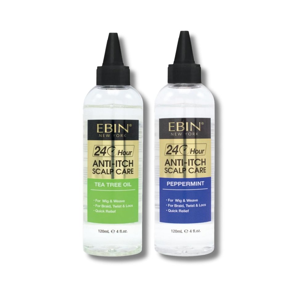 2x 24 Hour Anti Itch Scalp Care Peppermint Bundle with Braid Formula by EBIN NEW YORK  Soothing Scalp with Peppermint & Styling Support  Gift Set (2 Items)