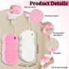 2Pcs Magic Exfoliating Bath Sponge, 3D Ultra-Soft Body Exfoliating Sponges, Deep Cleansing Dead Skin, Lanyard Bath Sponge for All Skin Types,Suitable for Both Men and Women (Pink+White) view 3