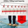 Beauty Salon Privacy Partition Divider Curtain, U-shape Hanging Curtain Rod/Pole with Yellow White Gray Curtains, Dressing Changing Room for Massage Parlor Shower(Yellow set,200cm/6.5ft) view 2
