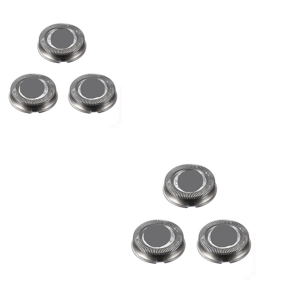 Compatible For PhilipsNorelco HQ3 HQ4 HQ55 HQ56 HQ6900 HQ6868 HQ5812 HQ6874 Razor Blade Replace Shaver Razor Blade Assembly(6Pcs)