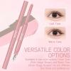 3 Pieces Double-Ended Under Eye Highlighter Stick - Long-Lasting, Smudge-Proof, Waterproof Pencil for Contouring and Eye Brightening (Pink-Beige-Brown)(Warm) view 3