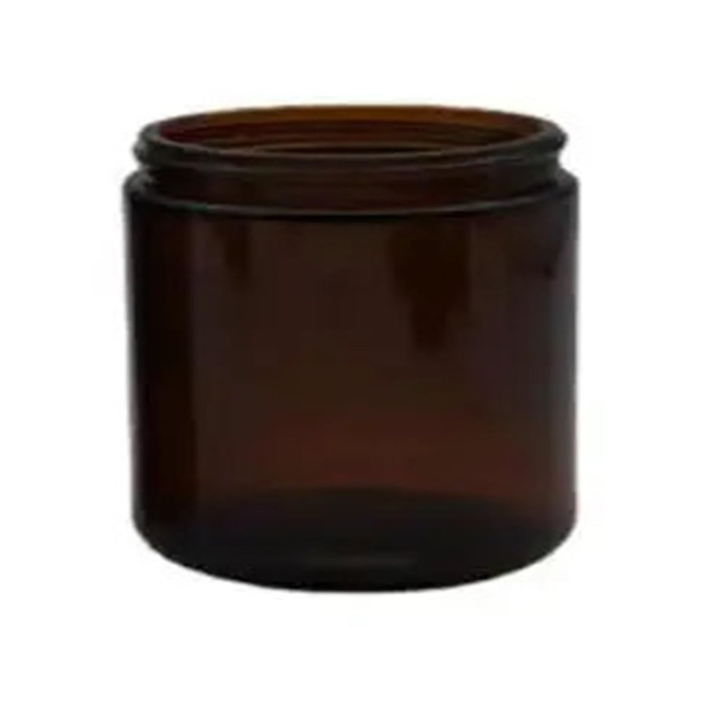 100/250ml Amber Glass Candle Jars(250ml no lid)
