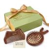 Mothers Day Gift for Mom Wooden Scalp Massager Brush & Comb Set, in Premium Gift-Ready Box Natural Wood Head Massage Tool for Stress Relief, Relaxation & Self Care Gift for Women view 1