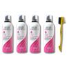 EBIN NEW YORK Hair Mousse  4x Setting Mousse Strengthening & Shine with Sweet Almond Oil 12.49 oz Bundle with Edge Tamer 3-IN-1 Brush & Comb Smooth Finish & Frizz Control  Gift Set (5 Items) view 1