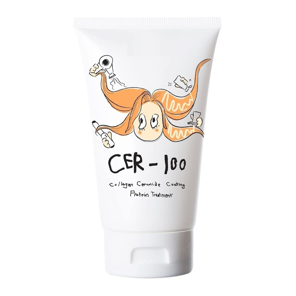 e'liz.av'ec, Cer-100 Collagen Coating Hair Protein Treatment 100Ml Unscented Ceramide Straightener & Treatment For Damaged Keratin Hair Care,1 Count