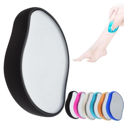 Crystal Hair Eraser for Women & Men - Reusable Nano Glass Hair Remover | Painless Exfoliation, Ideal for Legs, Arms & Back(Black,Powerful Style)