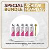 EBIN NEW YORK Hair Mousse  5x Setting Mousse Strengthening & Shine with Sweet Almond Oil 12.49 oz Bundle with Edge Tamer 3-IN-1 Brush & Comb Smooth Finish & Frizz Control  Gift Set (6 Items) view 2