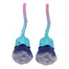 2pcs Nail Dust Brush, Nail Powder Brush with Handle, Soft Nylon for Nail Art, Makeup Powder and Blusher, ABS Material, Ergonomic for Grip view 2