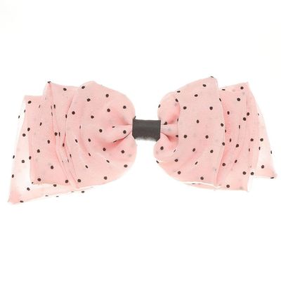 DFWZMQTG Polka dot bow, sweet mesh hairpin, super immortal temperament hair accessory