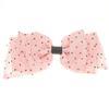DFWZMQTG Polka dot bow, sweet mesh hairpin, super immortal temperament hair accessory view 1