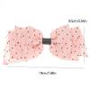DFWZMQTG Polka dot bow, sweet mesh hairpin, super immortal temperament hair accessory view 2