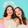 Beavorty Double Headband 2 pack Bridal Crown Hair Accessories for Weddings Parties Photography Festivals and Everyday Wear Alloy Tiara 8.66 X 7.87 X 0.07 in view 2