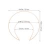 Beavorty Double Headband 2 pack Bridal Crown Hair Accessories for Weddings Parties Photography Festivals and Everyday Wear Alloy Tiara 8.66 X 7.87 X 0.07 in view 4