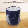 Fdit Fdit Collapsible Foot Spa Tub, Portable Foldable Foot Soak Basin with Handle & Storage Bag, Double Layer Insulated Design for Outdoor Camping Travel, Home Pedicure Care (Navy Blue) view 4
