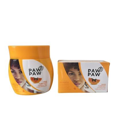 Moisturizing Set with Pawpaw Extract  Cream 300ml & Soap 180g, Body & Face Care