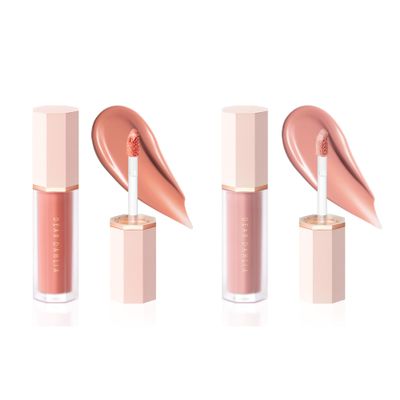 DEARDAHLIA Petal Drop Blush Duo  Glory & Barely (0.14 oz Each)  Weightless Buildable Liquid Blush with Skincare-Infused Formula, High-Pigment, Long-Lasting Dewy Finish | Korean Vegan, Cruelty-Free