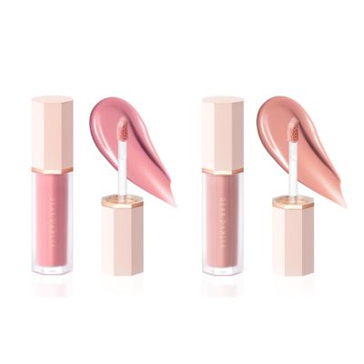 DEARDAHLIA Petal Drop Blush Duo Softie & Barely (0.14 oz Each) Weightless Buildable Liquid Blush Skincare-Infused Formula High-Pigmen, Long-Lasting Dewy Finish Vegan, Cruelty-Free Korean Makeup