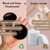 Blend & SNAP Cloud Rounds (2-Pack)  Reusable Makeup Remover Pads, Washable Facial Rounds for Skincare Prep & Cleansing, Ultra-Soft Velvety Material view 4