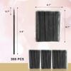 300 Count Disposable Micro Applicator Brush for Eyelash Extension, Micro Swabs Mascara Wands for Makeup Application Black view 2