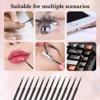 300 Count Disposable Micro Applicator Brush for Eyelash Extension, Micro Swabs Mascara Wands for Makeup Application Black view 3