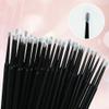 300 Count Disposable Micro Applicator Brush for Eyelash Extension, Micro Swabs Mascara Wands for Makeup Application Black view 4