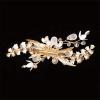DFWZMQTG Crystal Pearl Pan Hair Comb Headwear Handmade Duo Insert Accessories view 3